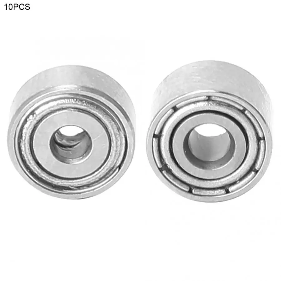

10pcs Universal Double Shielded High Speed Deep-groove Metal Steel Ball Bearings Set bearing housing mount axial