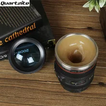Neue edelstahlblase Elektrische Rühren Kaffee Tee Tasse Objektiv Kamera Faul Selbst Automatische Rühren Becher Meine Flasche