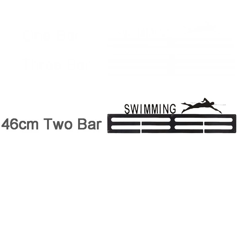 Показ swimingsports медаль за марафон вешалка - Цвет: 46cm Two Bar