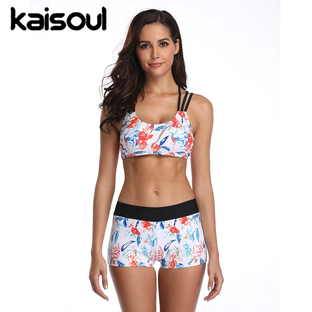 

Women Swimwear Push Up Mesh Two Pieces Swimsuit Print Swimming Beachwear Sexy Bikini Set New Arrival Vintage Padded Black