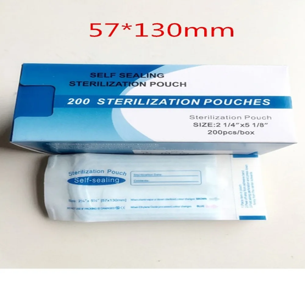 

200pcs/bag DENTAL SELF SEAL STERILIZATION POUCHES Sterilization-5 sizes