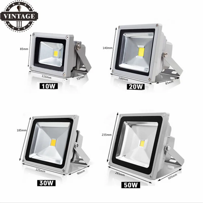 Focos LED 220 В снаружи напольный 10 Вт-50 Вт Водонепроницаемый Ip65 ультратонкие refletor