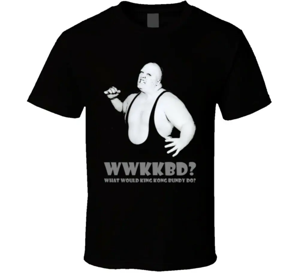 ماذا كينغ كونغ بندي تفعل ؟ المصارعة مروحة T قميص ماذا كينغ كونغ بندي تفعل ؟ المصارعة مروحة T قميص