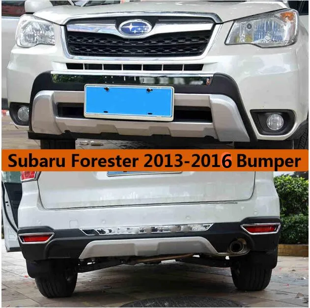 2 шт. защита для переднего и заднего бампера из АБС пластика Subaru Forester 2013 2014 2015 2016 2017