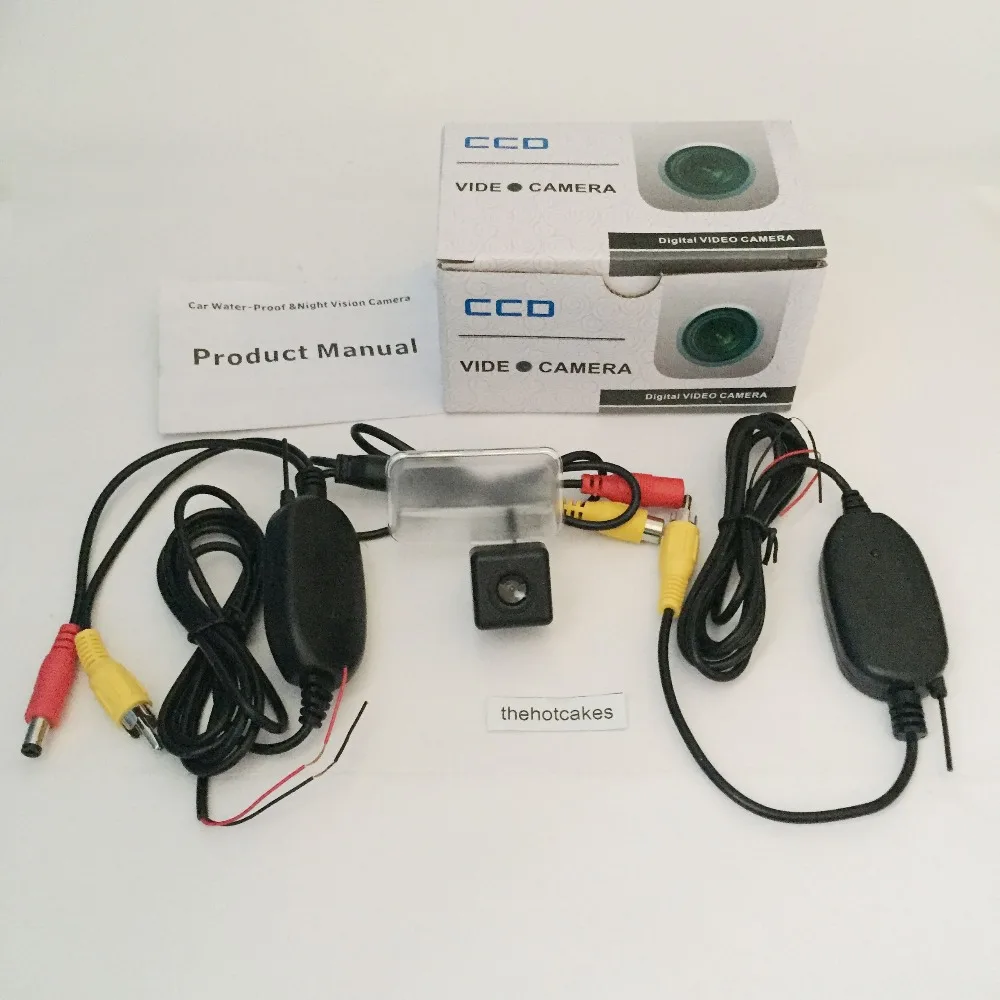 

Wireless Night Vision Color CCD Reversing Back Up Parking Camera For Toyota Vios / Etios 2014 2015 / License Plate Light OEM