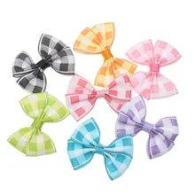 Ruban en Satin, 30 pièces, pour artisanat, nœud papillon gros-grain, Scrapbooking, décoration de mariage, pince à cheveux adaptée, bricolage