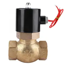 Латунный двухсторонний нормально Соленоидный клапан для воздуха водяной кран