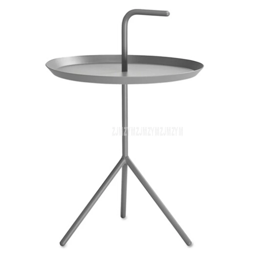 Creative Nordic Style Mini Round Tea Coffee Table Metal Modern Minimalist Home Bedroom Iron Art Small Bedside Table With Handle Creative Nordic Style Mini Round Tea Coffee Table Metal Modern Minimalist Home Bedroom Iron Art Small Bedside Table With Handle