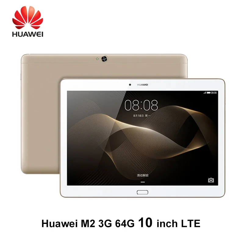 Huawei Mediapad M2 10,1 дюймов 3G Ram 64G/16G Rom LTE 6600mAh ips Kirin 930 2,0 ГГц Восьмиядерный 13 МП huawei M2 ips 1920X1200