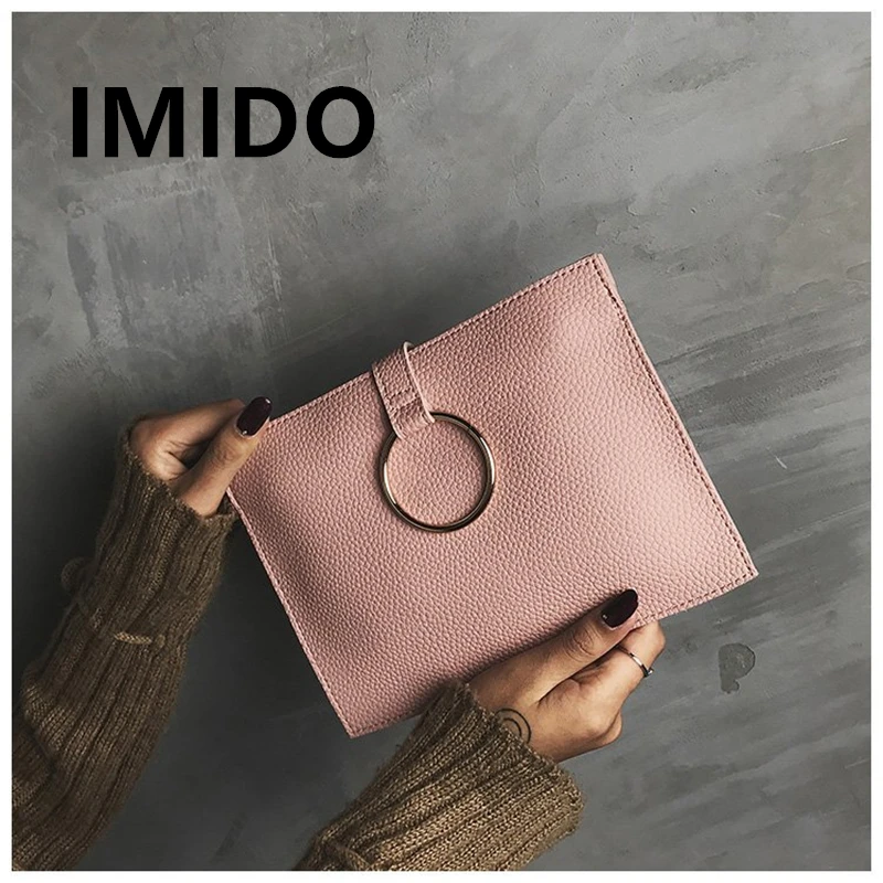 IMIDO 2019 летний бренд большая емкость PU ручная работа Повседневная модная