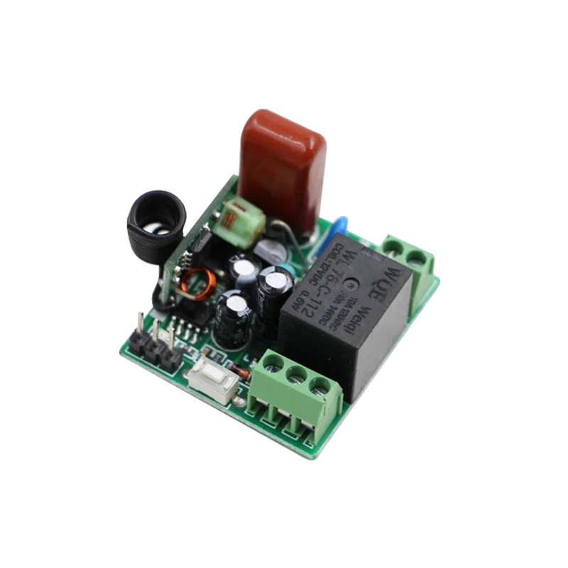 Simpls Design 220V Mini Wireless Remote Control Switch Relay Receiver with Transmitter for Smart Home 315/433MHZ Easy to Take