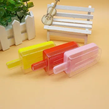 

Creative popsicle shape plastic wedding candy box baby birthday gift boxes ice stick candy boxes W8550