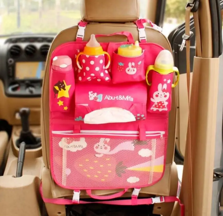 Cartoon Car Organizer Cute Cartoon Car Seat Back Storage Bags Hanging Car  Organizador Bags Pocket Car Styling For Kids Children - Stowing Tidying -  AliExpress