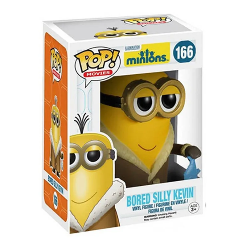 

Cute Dolls Movie Cro Minions King Bob Eye Matie Action Figure Kids Baby Toys for Children Funko POP Toy drop shipping