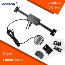 Promo offer SHAHE 200mm 6 “0.01mm digital linear scale external display DRO Magnetic remote digital display