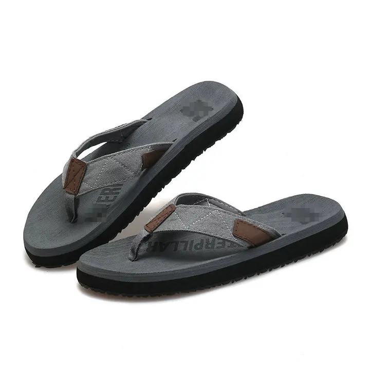 High Quality Popular Outdoor Beach Flat Sandals Man Slippers Mens Rubber Sole Orthotic Flip Flops (11)