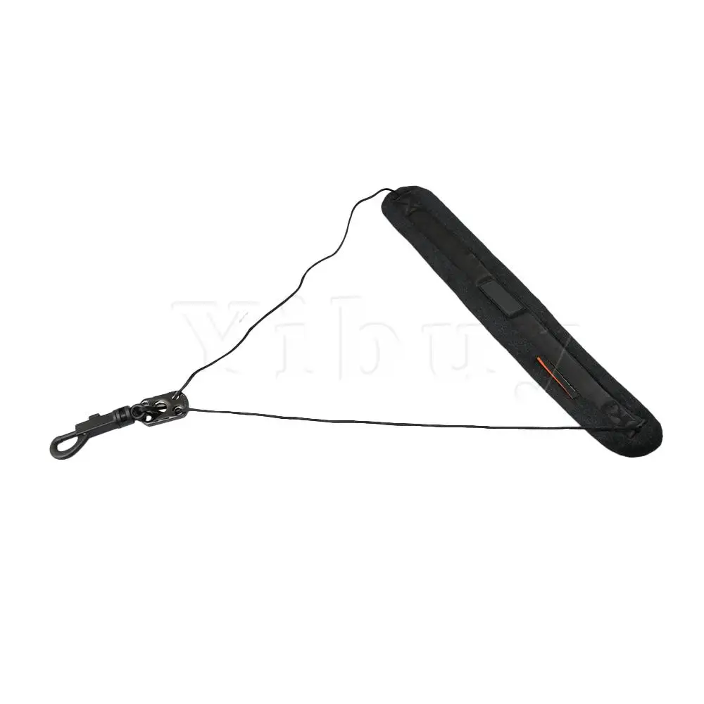 

Yibuy Saxophone Neck Adjustable Strap Harness with Soft Padded & Plastic Hook for Tenor Alto Sax Clarinets Oboes