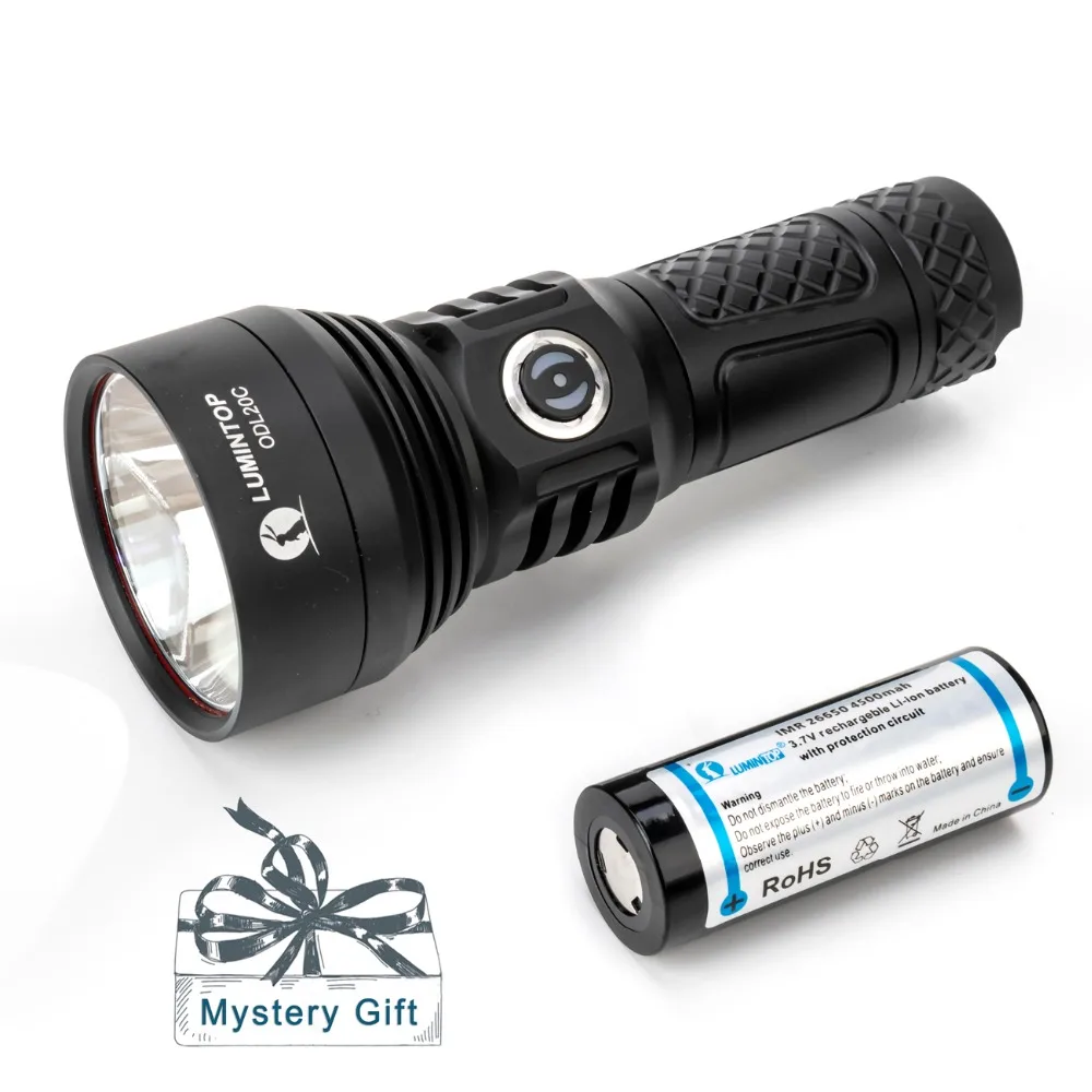 

ODL20C 2000 Lumen hight power rechargeable led flashight usb/type-c torch led powerful 26650 battery led flashlight torch light