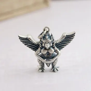 

FNJ 925 Silver Bird Pendant Flying Wing 100% Pure S925 Solid Thai Silver Pendants for Women Men Jewelry Making
