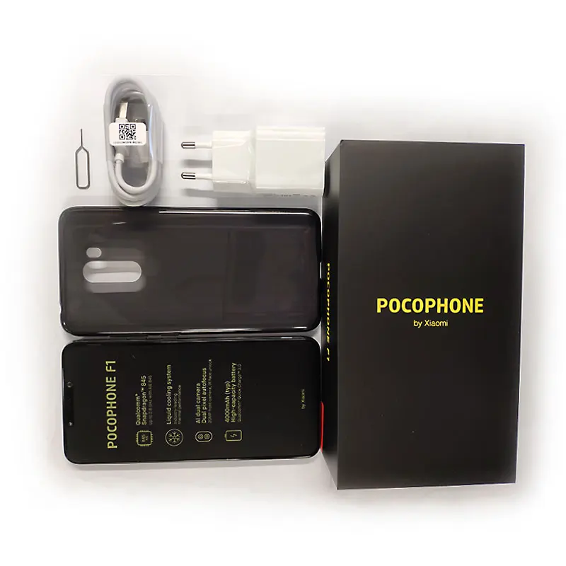 Clearance Global Version Xiaomi POCOPHONE F1 6GB 64GB POCO F1 Smartphone Snapdragon 845 AI Dual Camera  6.18" Full Screen Display 4000mAh 5