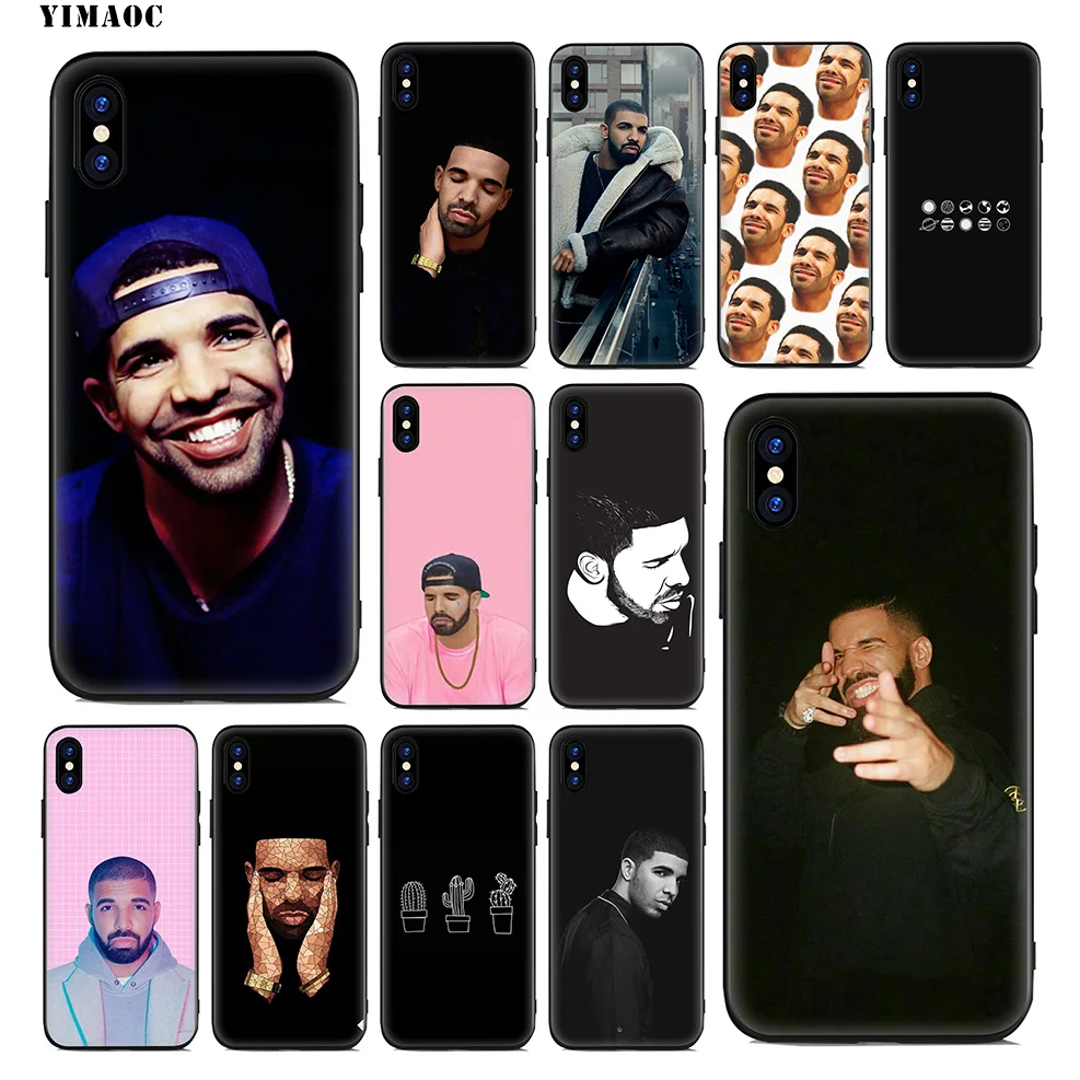 Мягкий силиконовый чехол YIMAOC Drake Trap Rapper для iPhone 11 Pro Xr Xs Max X или 10 8 7 6 6S Plus 5 5S SE |