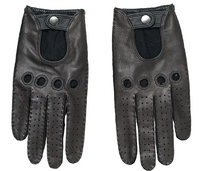 Мужские перчатки из натуральной кожи, кожа оленя, водительские перчатки, кожаная перчатка для мотоцикла, оленья кожа, мужские кожаные перчатки для вождения
