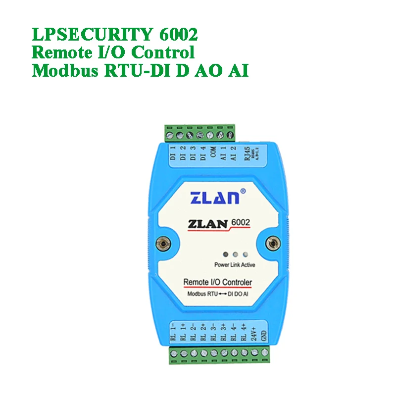 Пульт дистанционного управления I/O RS485 передача i/o Модуль modbus RTU DI DO AI цифровой входной выход аналоговый пульт дистанционного управления ZLAN6002