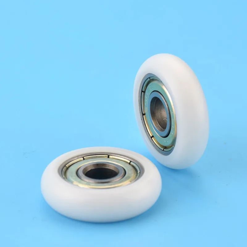 

5*23*7mm Delrin R style V wheel kit 10pcs wheel with 625zz bearing black for 2020 aluminum Kossel 3D printer ball whee