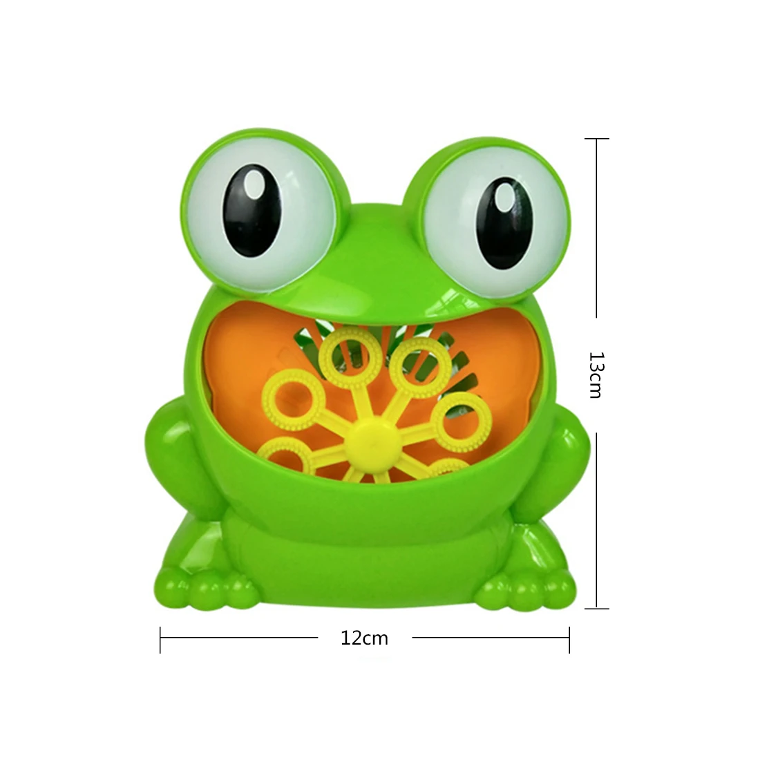 Full-automatic Frog Shape Bubble Machine with Bubble Bar Screwdriver for Children Indoor Outdoor Parties Toys for Kids Children