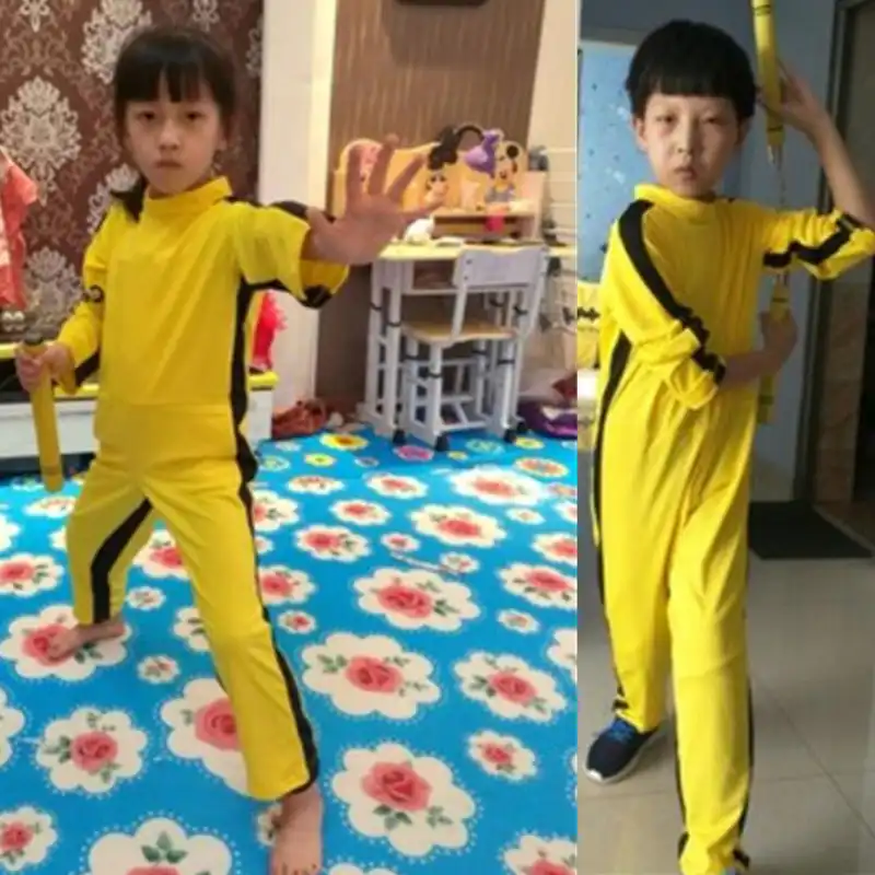 bruce lee costume kids