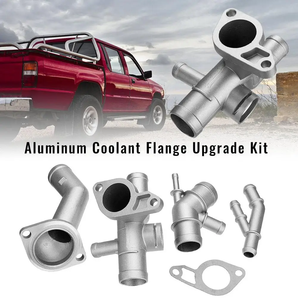 

Car Accessories Opel 4pcs Set Aluminum Coolant Flange Upgrade Kit For VW MK4 Golf Jetta GLI GTI 337 1.8T For Audi TT Chevrolet