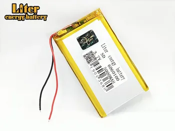 

1/2/4x 5000mAh Li-polymer Rechargeable Batteries 3.7V 6060100 Lithium Polymer Battery For MP4 MP5 Tablet DVD MID Digital Product