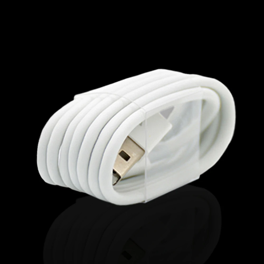 Штепсельная Вилка европейского стандарта стеновое AC USB Зарядное устройство для aррle iрhone 5 5S 5C 6 6S 7 Plus для iPhone 8 Pin Зарядка через usb кабель+ Зарядное устройство адаптер