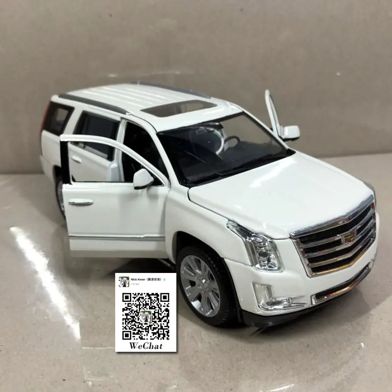 WELLY 1/24 масштабная модель автомобиля игрушки Cadillac Escalade SUV литая под давлением металлическая модель автомобиля игрушка для коллекции, подарка, детей