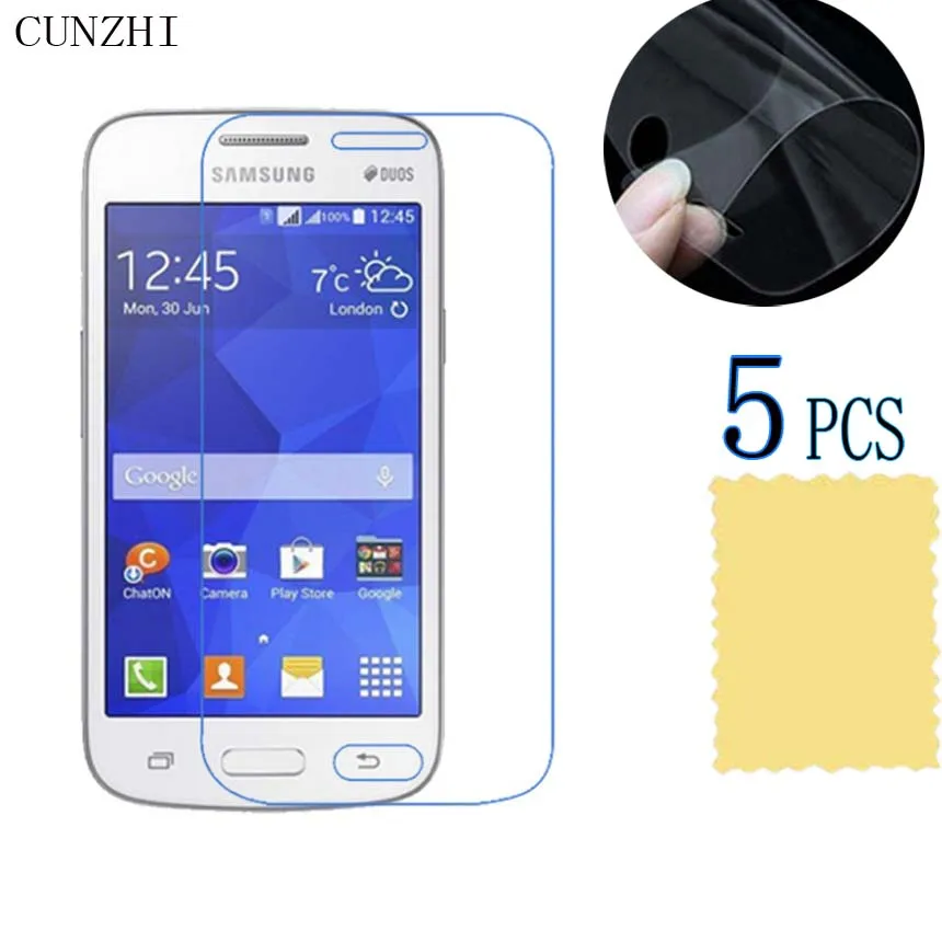 Cunzhi 5 шт ультра тонкий lcd ПЭТ Материал протектор экрана пленка для samsung Galaxy Star Advance