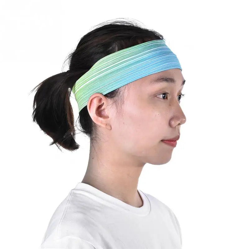 Outdoor/Indoor 6 Colors Adults Unisex Athletic Elastic Headband Wide