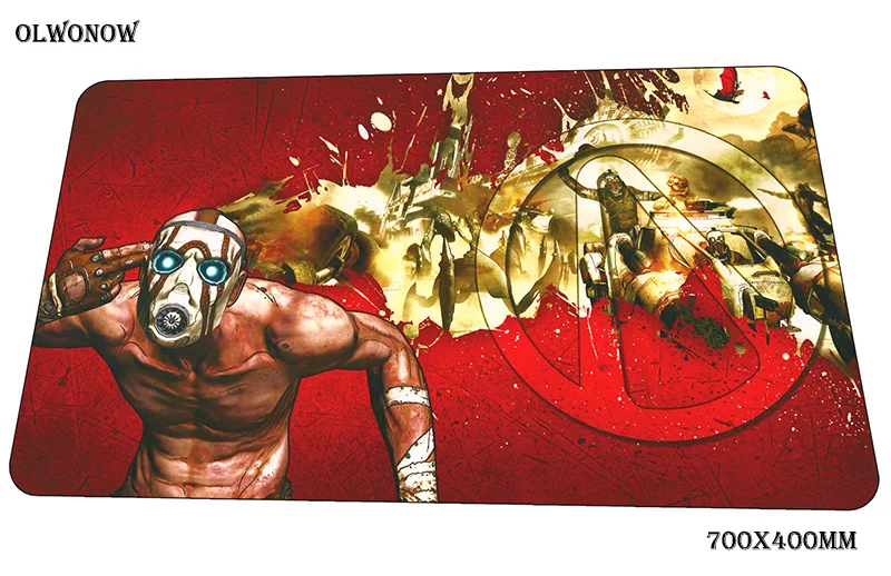 Коврик для мыши Borderlands объемный рисунок компьютерный коврик 70x40 см игровой коврик для мыши с изображением большой милый клавиатура со встроенной мышью игры pc gamer стол - Цвет: size 700x400x2mm