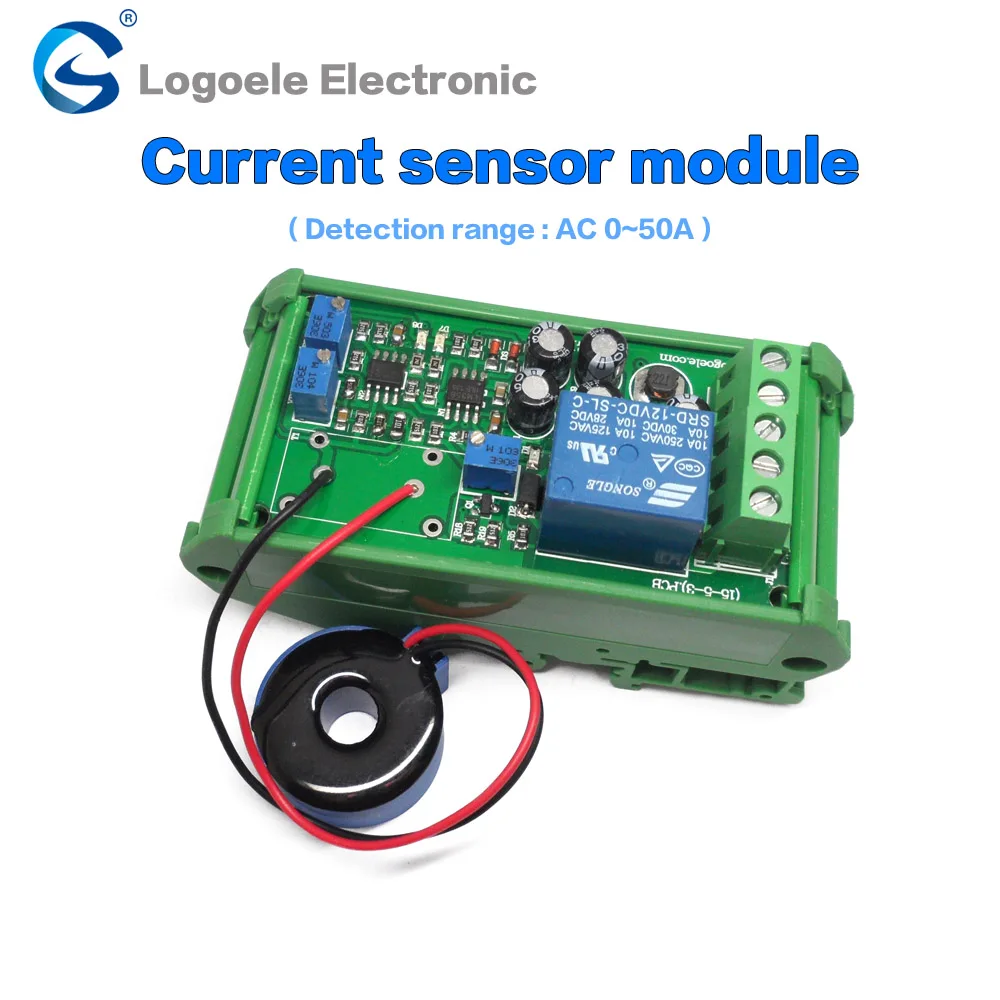 High quality AC current sensor module Switch output DC24V AC 0 5A/10A