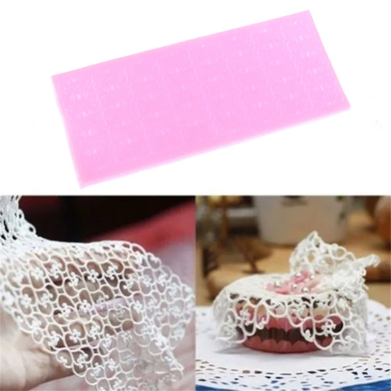 Silicone Lace Cake Mold Sugar Craft Fondant Chocolate Baking Mat Decorating Tools Candy Embossing | Дом и сад