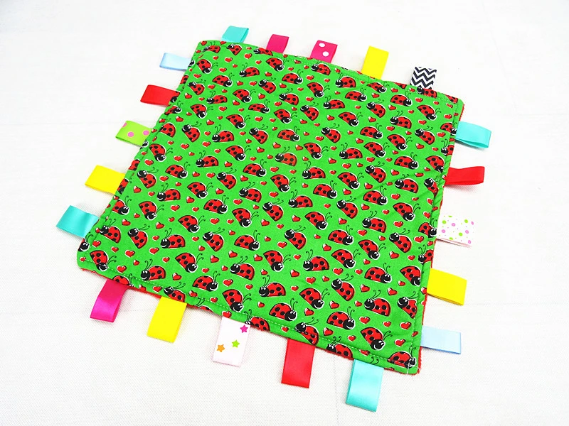 personalized taggie blanket