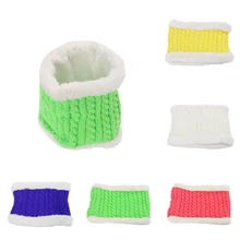 1pcs Fashion Kids Winter Warm Wool Scarf Children O Ring Scarves Scarf Collar