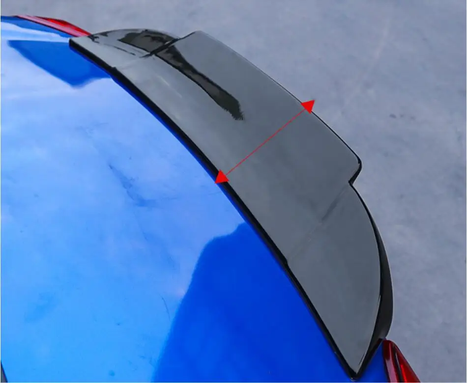 JINGHANG ABS краска автомобиля заднее крыло багажник выступ Спойлеры подходит для 16-18 Honda Civic