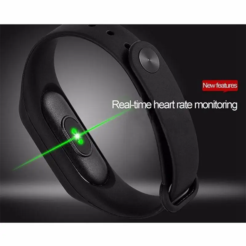 New M2 Waterproof Band Heart Rate Monitor Bluetooth Smart Bracelet Sleep Fitness Tracker Pedometer Wristwatch