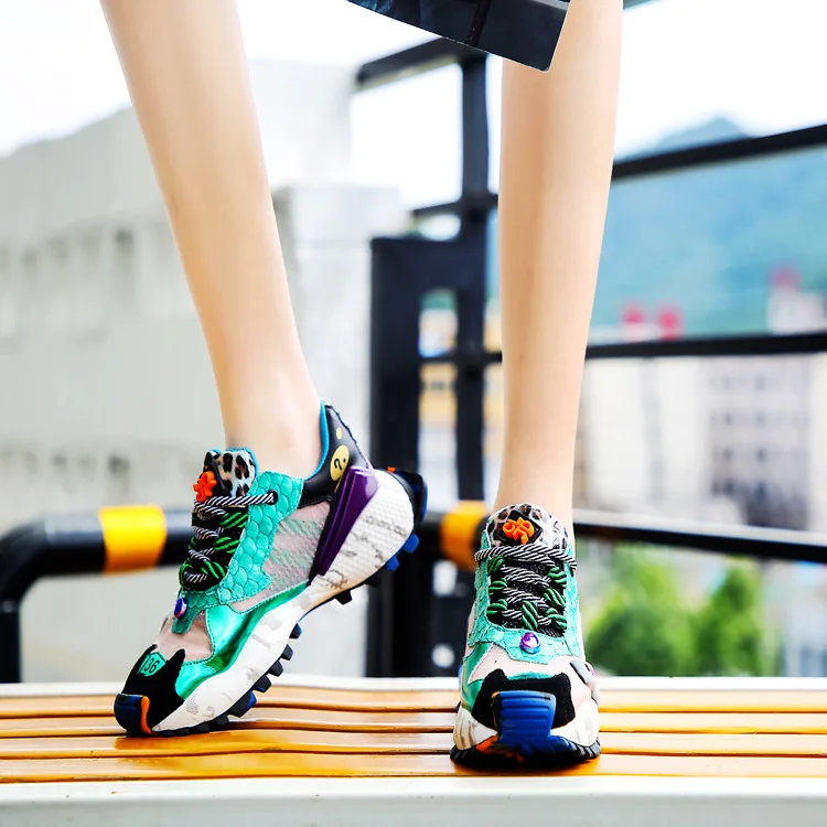 Повседневная обувь женские кроссовки на платформе zapatos de mujer дышащая Модная
