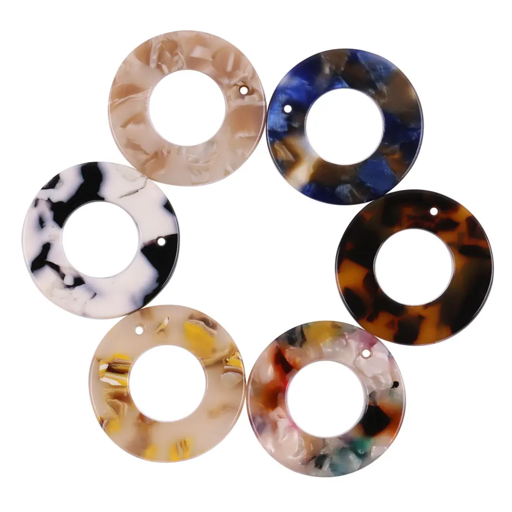 

Cordial Design 26*26MM 50Pcs Jewelry Accessories/Acetic Acid Beads/Hand Made/Coin Shape/DIY Jewelry Making/Earring Findings