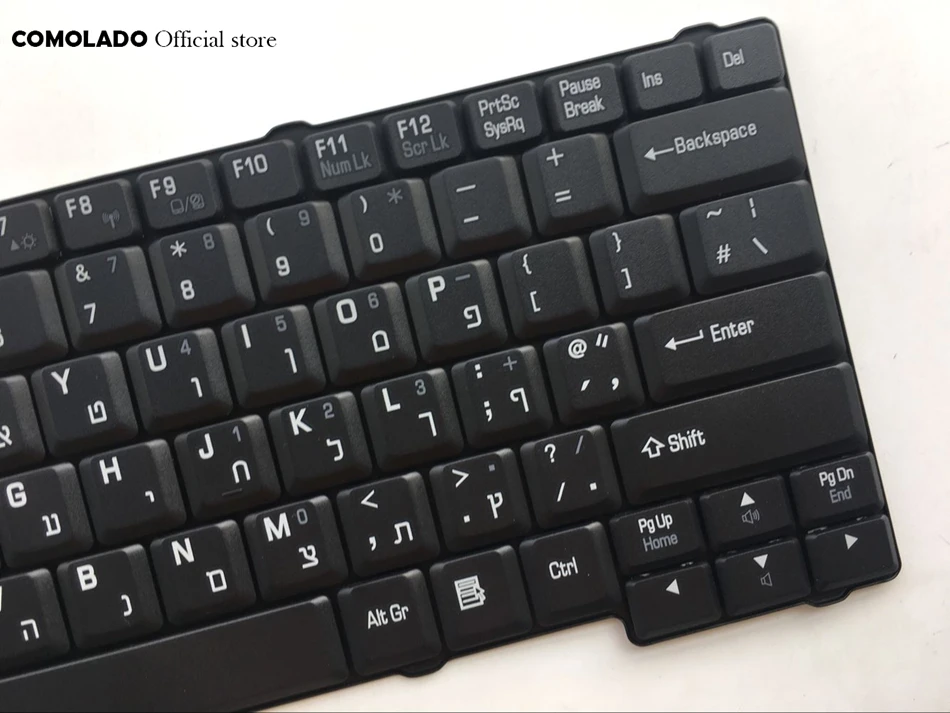 HB Hebrew keyboard For Toshiba L10 L15 L20 L25 L30 L35 L100 L200 L110 L115 Tecra L2 black laptop keyboard HB Layout (2)