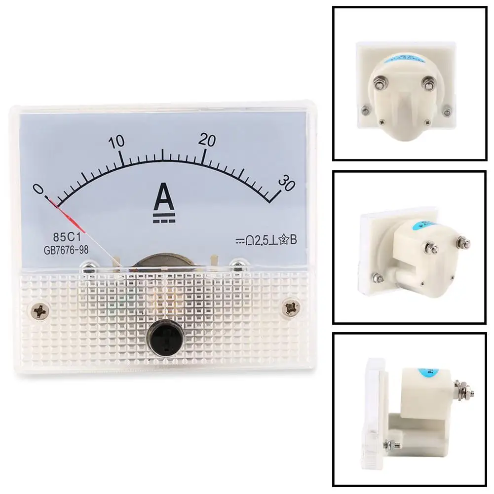 

DC 0-30mA Mini Pocket Amperimetro Analogico Analog Ammeter Analog Panel Meter For Experiment or Home Use Amperimetro