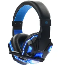 GDLYL Новое поступление Проводная игровая гарнитура наушники геймер наушники с микрофоном светодиодный шумоподавление наушники для компьютера