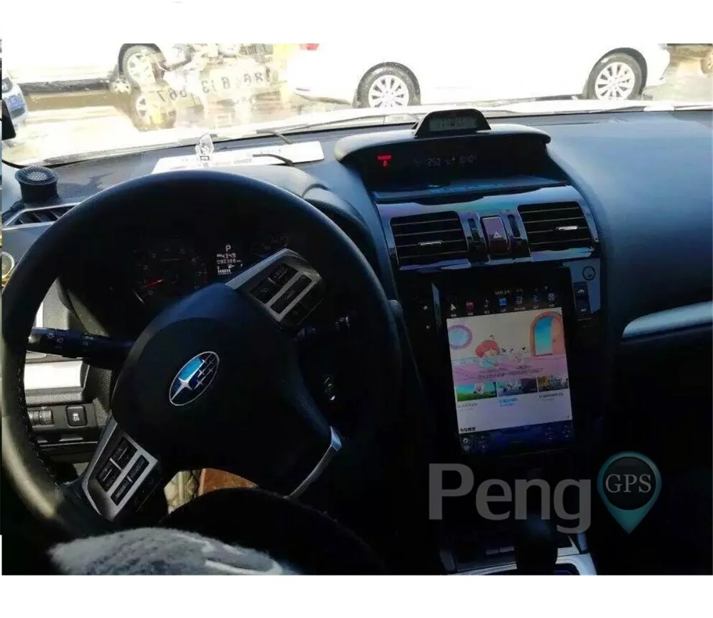 2 Din Tesla стиль 10," Android 7,1 Автомагнитола gps-навигация, dvd-плеер головное устройство для Subaru Forester 2013