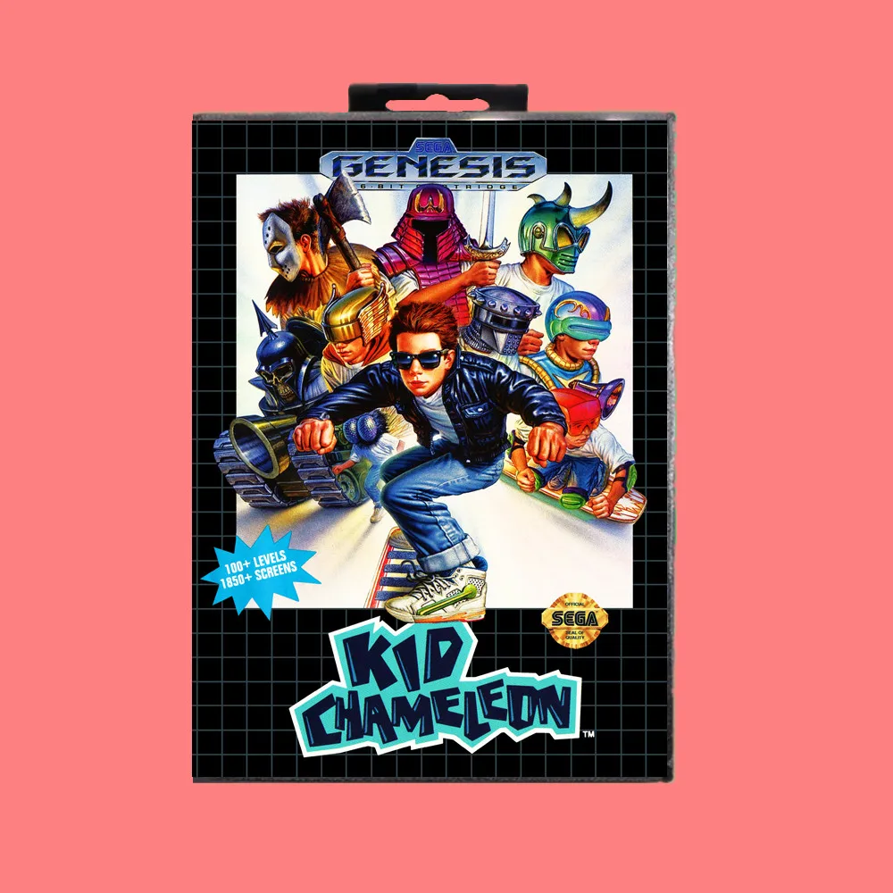Kid Хамелеон 16 бит MD игровая карта с розничной коробкой для Sega Genesis &amp Mega Drive |